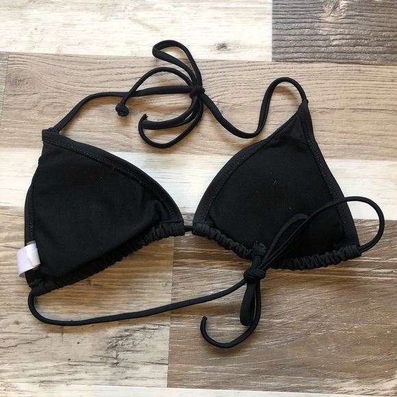 GUC Old Navy Women’s Adjustable Black String Bikini Top - Picture 2 of 10
